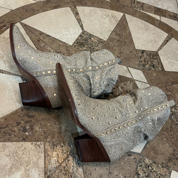 Jessica Simpson rhinestone boots - Picture 3 of 7